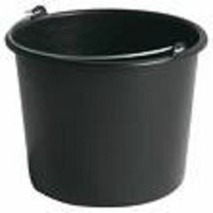 Emmer plastic 12L eco zwart