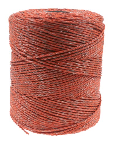 Draad oranje, ca.500mtr, 3mm