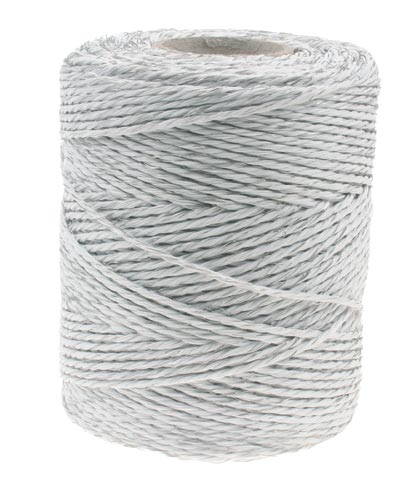 Draad wit, ca.1000mtr, 3mm, 24 PE +