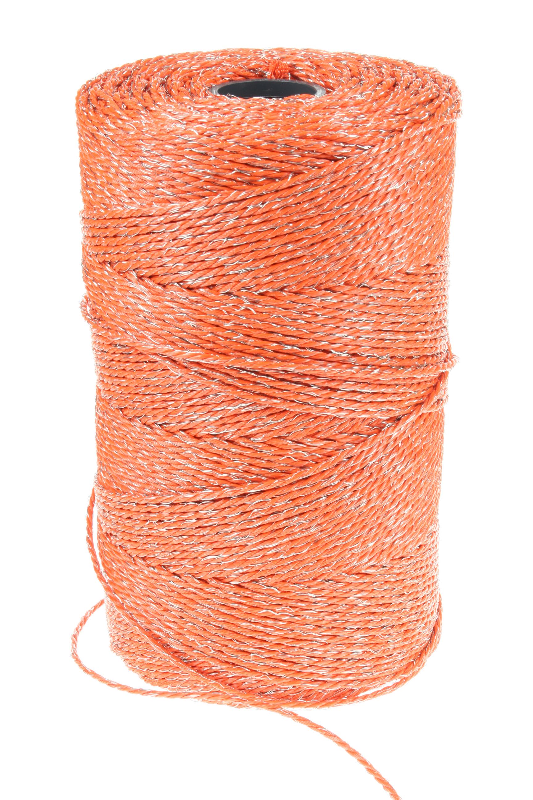 Draad oranje, 250meter ca. 3mm