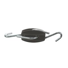 Ei isolator met 2 RVS/INOX haken, 1st