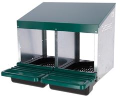 Legnest 2 vakken met kunststof vloer