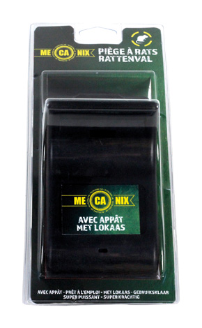 Rattenval kunststof met lokstof