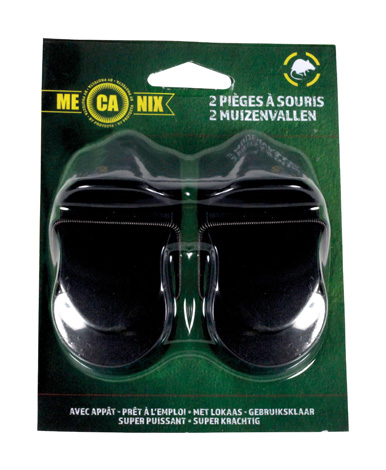 Muizenval kunststof met lokstof 2st