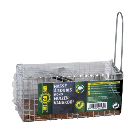 Muizenvangkooi mono 12x6x6 cm