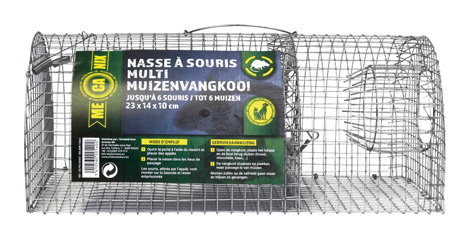 Muizenvangkooi multi 23x14x10 cm