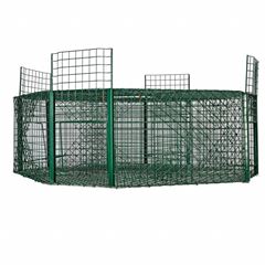 Vangkooi vogel, 5comp. rond 80 hoog 32cm