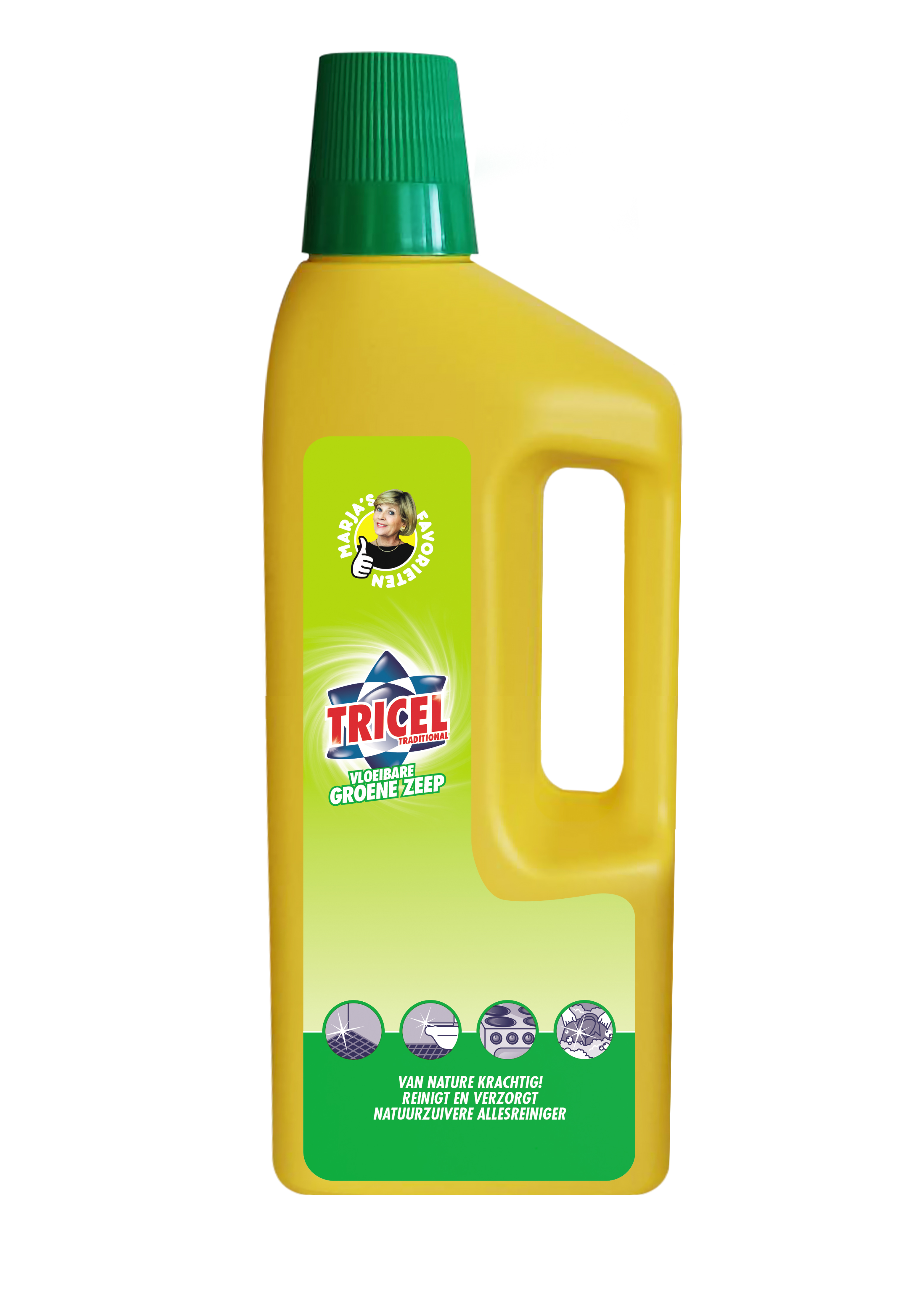 Tricel vloeibare Groene Zeep, 750ml