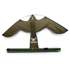 Hawk Kite vogelverjager, bruin, 10m