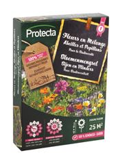 Bloemenmengsel Bijen en Vlinders, 25m²